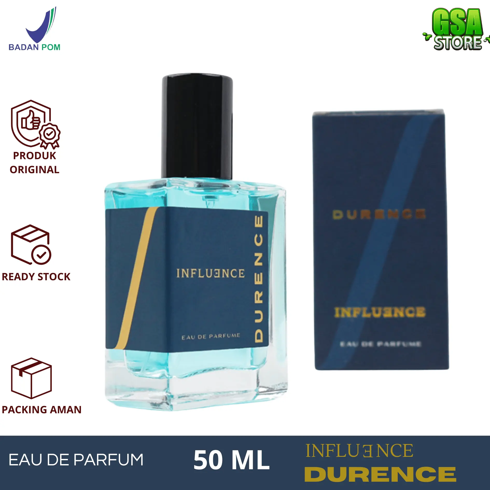 Parfum Influence Durence  50ml - Eau De Parfume Parfume Pria Wanita