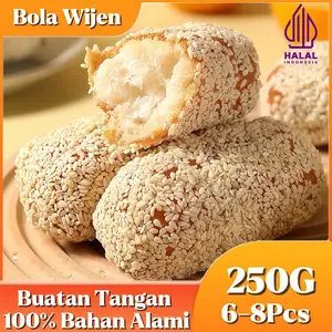 Kue wijen buatan tangan, cocok untuk orang tua dan anak, jajanan sehat tanpa bahan tambahan, cita rasa lokal asli, renyah dan lezat, 1kg lapis  legit