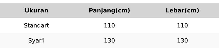 Hijab Segiempat Voal Premium 110x110 | Motif Modern Warna Cantik