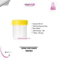 Gambar Urine Container Non Steril OneMed 60ml pot urine wadah urin dari APOTEK SHECAN Kota Administrasi Jakarta Barat 2 Tokopedia