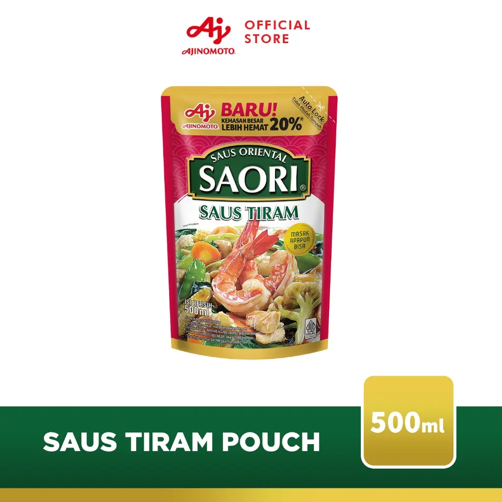 SAORI® Saus Tiram Oriental Oyster Pouch 500ml