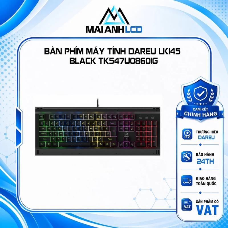 BÀN PHÍM DAREU LK145 MULTI LED COLOR Bảo hành: 24 Tháng