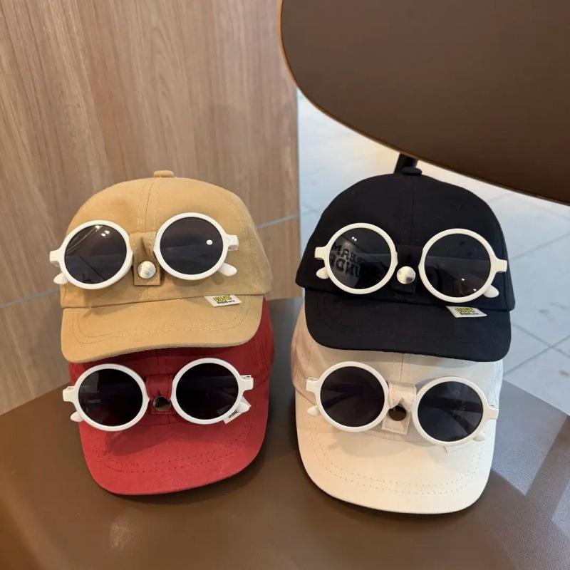Mũ Lưỡi Trai Kèm Kính Mát Cho Bé, Thiết Kế 2 Trong 1, Kính Tháo Rời – Mũ Điều Chỉnh Size Từ 2-4 Tuổi 7