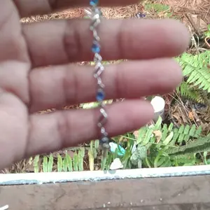 Gelang Wanita Safir dengan Perak 999 - Tahan Air & Anti Karat, Cocok untuk Dipakai Sehari-hari Kotak hadiah gratis disertakan.