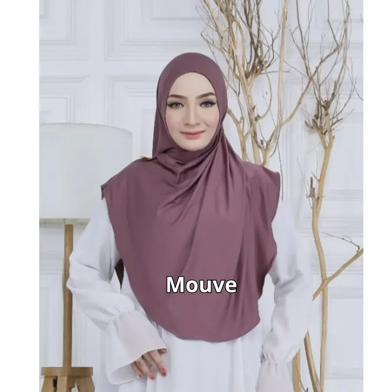 Mels Hijab - Instant Jiso Falerina (Jilbab Simple Non Pad) Kerudung Jersey Super Kekinian 7