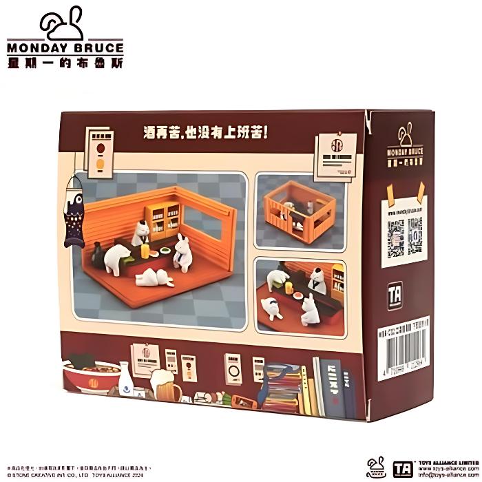 Gambar FIO Monday Bruce After Work Drinks Series Mini Figure dari Figure It Out ID Kota Administrasi Jakarta Barat Tokopedia