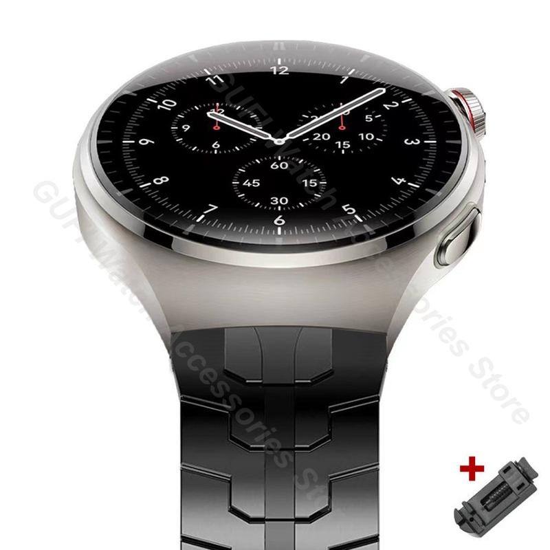 Dây đeo bằng thép màu titan cho Huawei Watch 4 Pro 3 43 46mm, dây đeo thể thao cho Samsung Galaxy 6 3/4/5 42 44mm 20 22mm cho Seiko 6