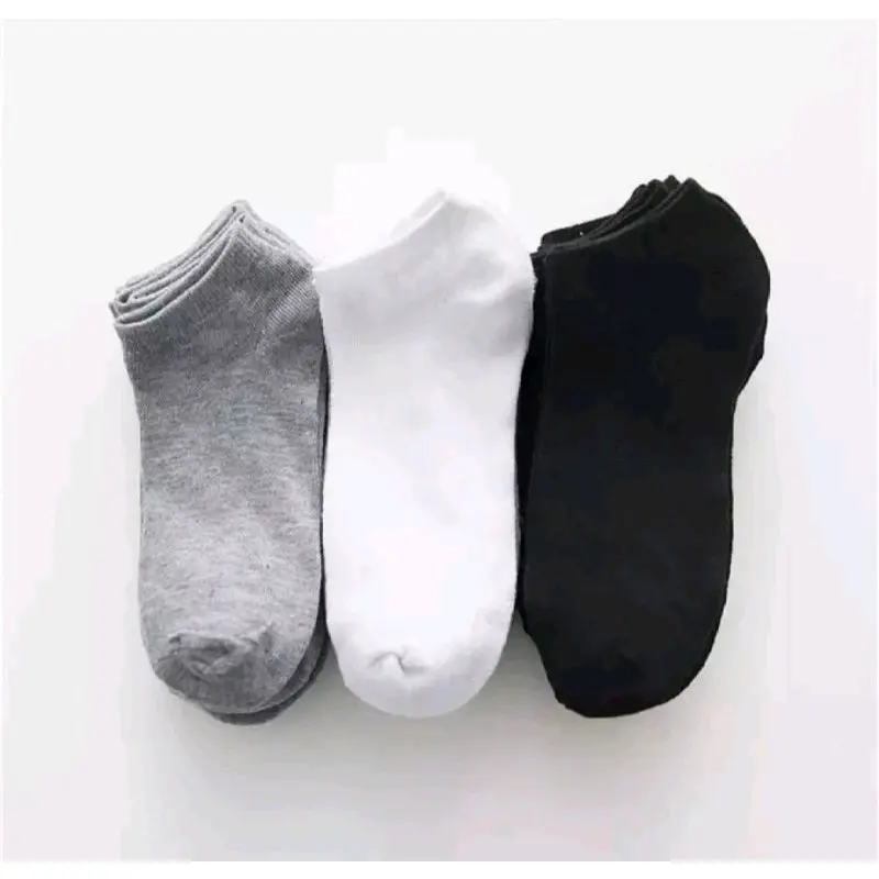 kaos kaki pendek semata kaki polos pria wanita dewasa/kaos kaki pendek semata kaki