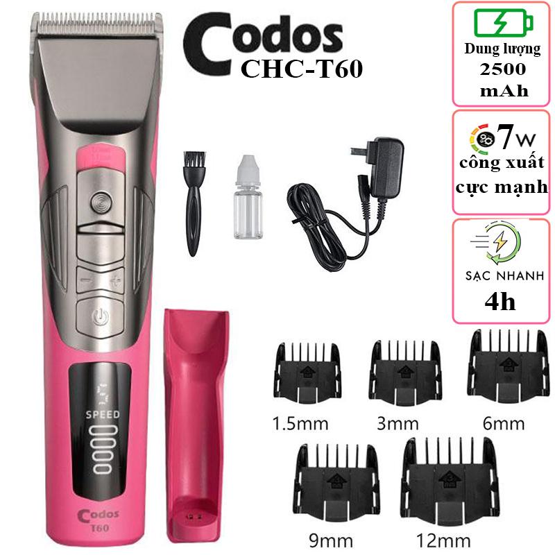  Tông đơ cắt tóc CODOS CHC-T60,cắt tóc chuyên nghiệp 