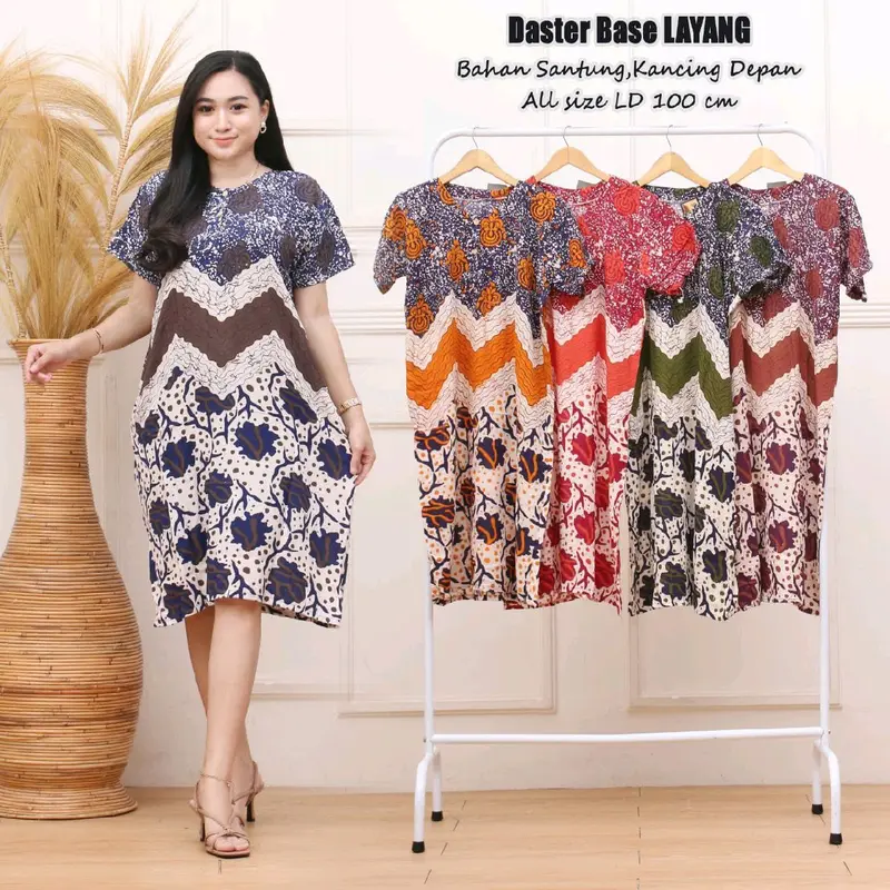Paket 5pcs daster base standar busui rayon 4