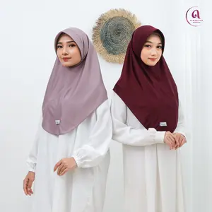 TERMURAH !!! ALMA CHAESA Hijab Bergo Alma Daily Sporty M // Kerudung Bergo Instan Menutup dada Murah By Alma