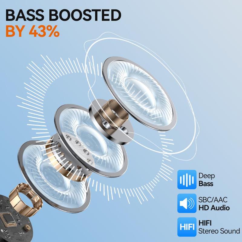[EXCLUSIVE BAIMWONG] GOOJODOQ J206 Earphone bluetooth TWS Pro Earphone Nirkabel Headset Bluetooth 5.3 earphones BT Handset Bluetooth 4