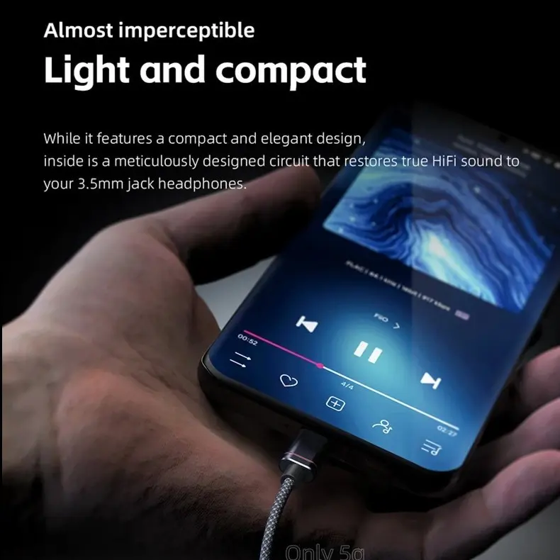 DAC FiiO Jade Audio JA11 USB Type C to 3.5mm For IOS Android 3