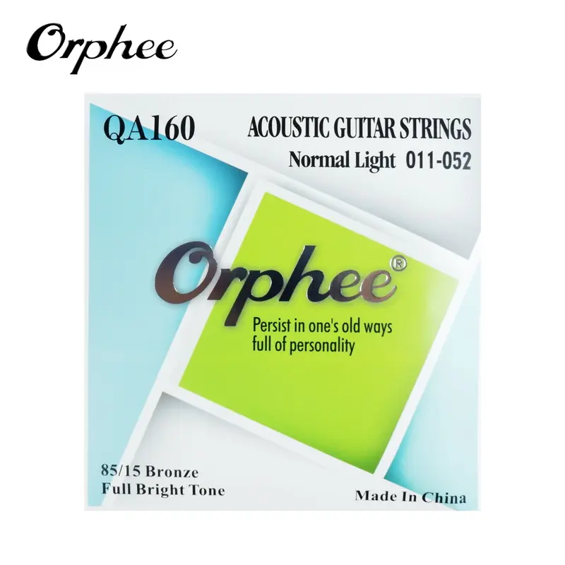 Orphee QA Senar SET Gitar Akustik String Ukuran 9 10 11 12 QA140 QA150 QA160 QA170 Q160S Q160C 2