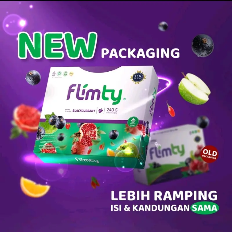 FLIMTY - MINUMAN SERBUK RASA BLACKCURRANT RASPBERRY MANGGA 2