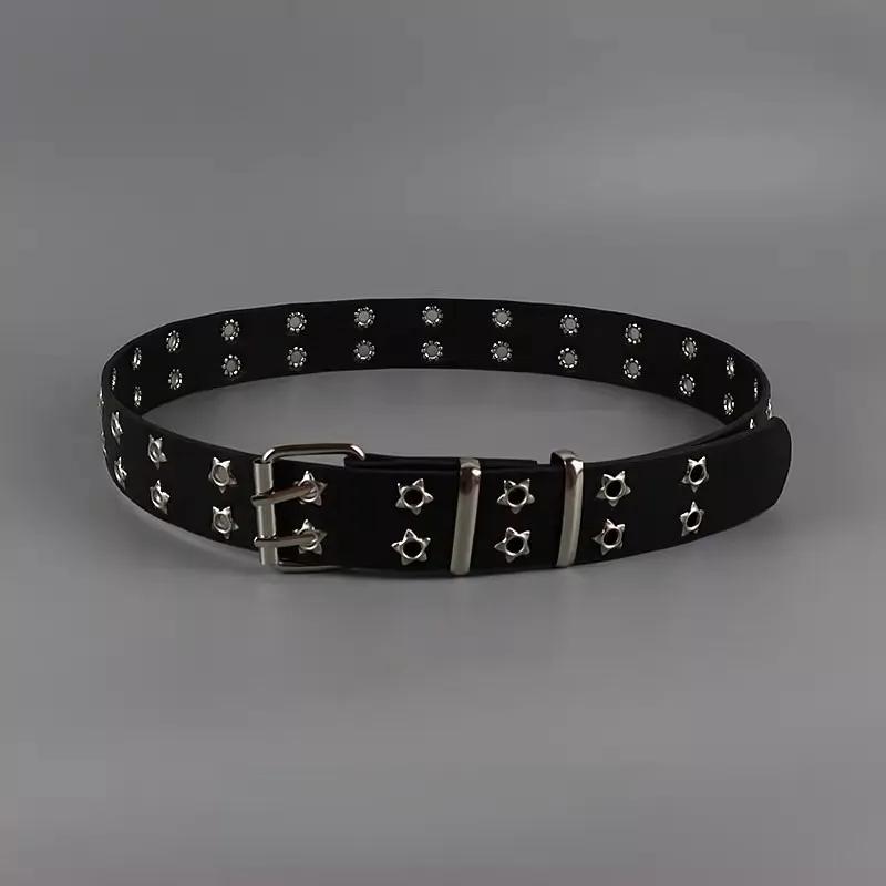  Thắt Lưng Khóa Một Hàng Ngôi Sao Thời Trang Và Cổ Điển Hàng Mới Về Hợp Xu hướng Cho Nam Và Nữ Thắt Lưng Cá Tính Có Lỗ Không Cần Đục Lỗ. 