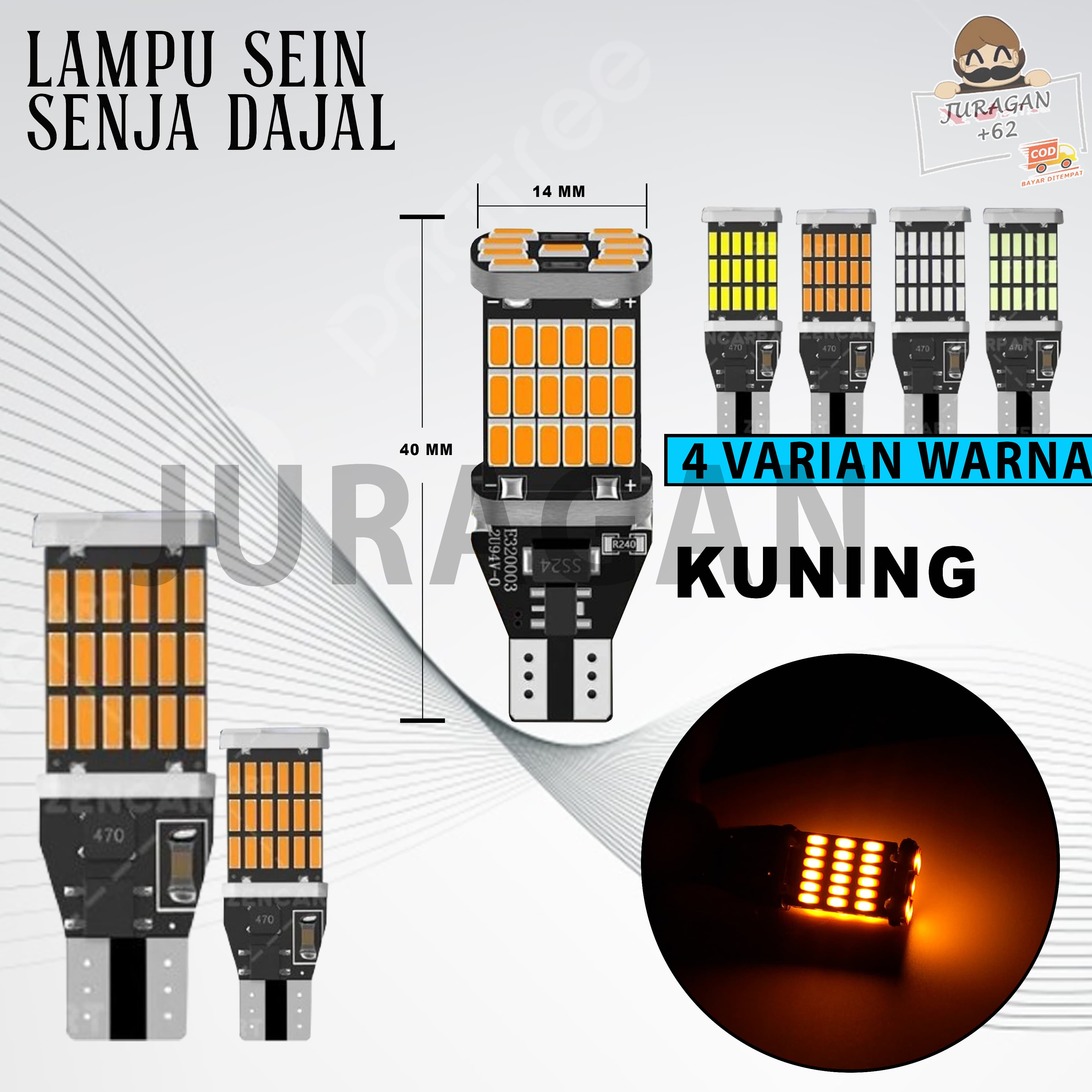 LAMPU DAJJAL DAJAL SEN SEIN 45 LED BOHLAM BOLAM MOTOR MOBIL T15 T10 W16W 4014-45 SMD TERANG 12V SERBA GUNA UNIVERSAL LAMPU DAJJAL DAJAL SEN SEIN 45 LED BOHLAM BOLAM MOTOR MOBIL T15 T10 W16W 4014-45 SMD TERANG 12V SERBA GUNA UNIVERSAL