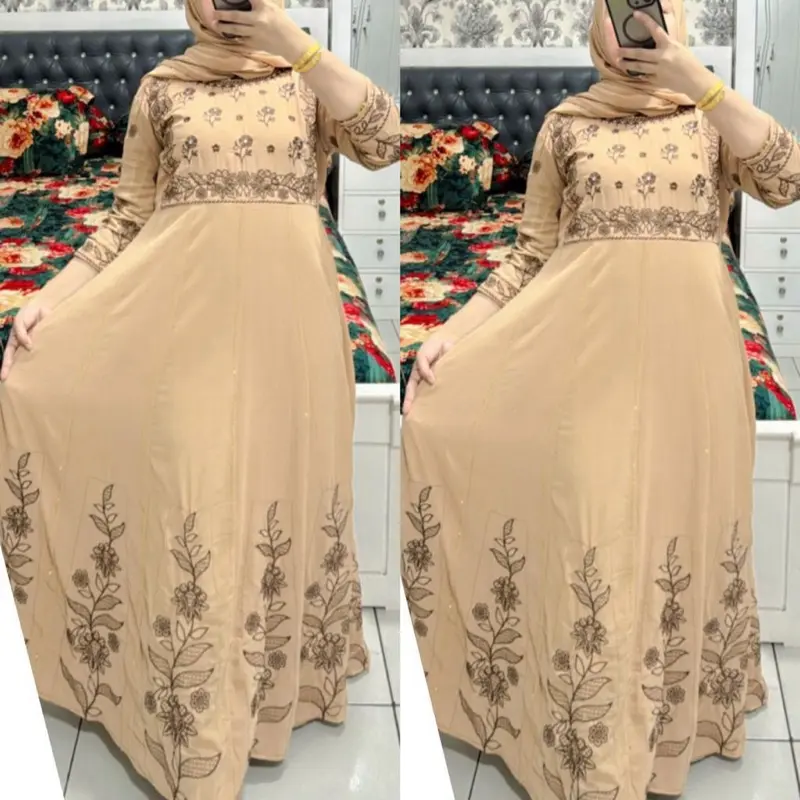 Gamis hindi bordil silviana dupata