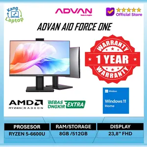 ADVAN AIO FORCE ONE A24A R56S1 RYZEN 5 6600U 8GB 512GB RADEON 660M W11 23.8FHD 1Y GRY