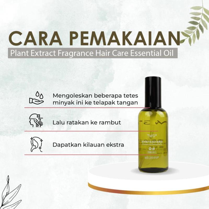 TWG Hair Serum Vitamin Rambut Kering Mengembang & Anti Rontok 2