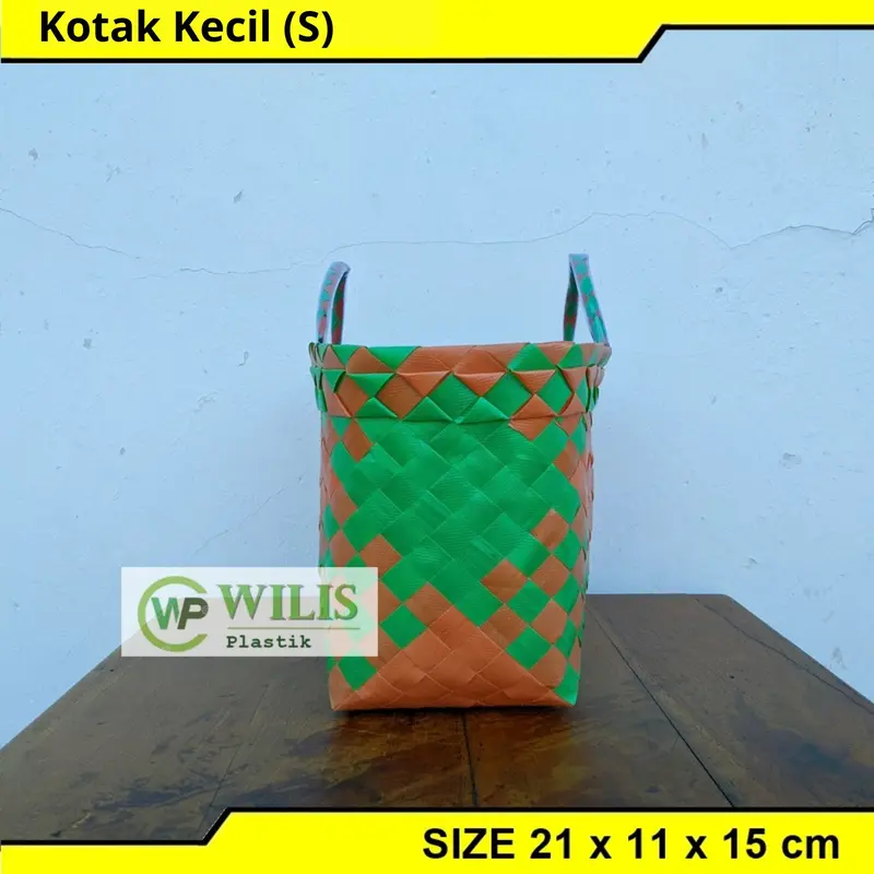 TAS Souvenir Tas Anyaman Plastik Tas souvenir murah untuk BERKATAN HAMPERS Souvenir Parcel Hantaran Sembako Wadah Thinwall Sterofoam Belanja 4