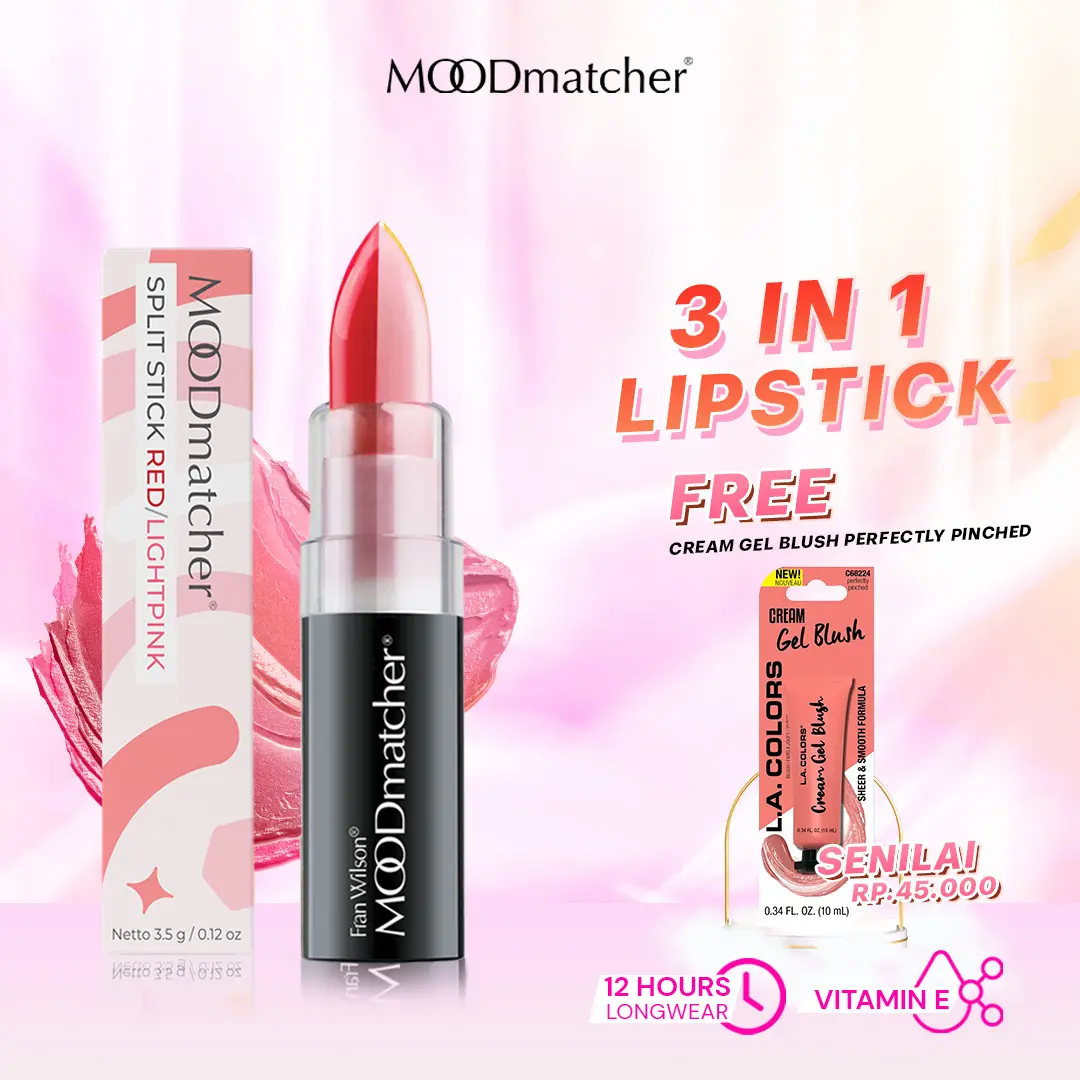 MOODmatcher Lipstik Split Sticks Red/Pink