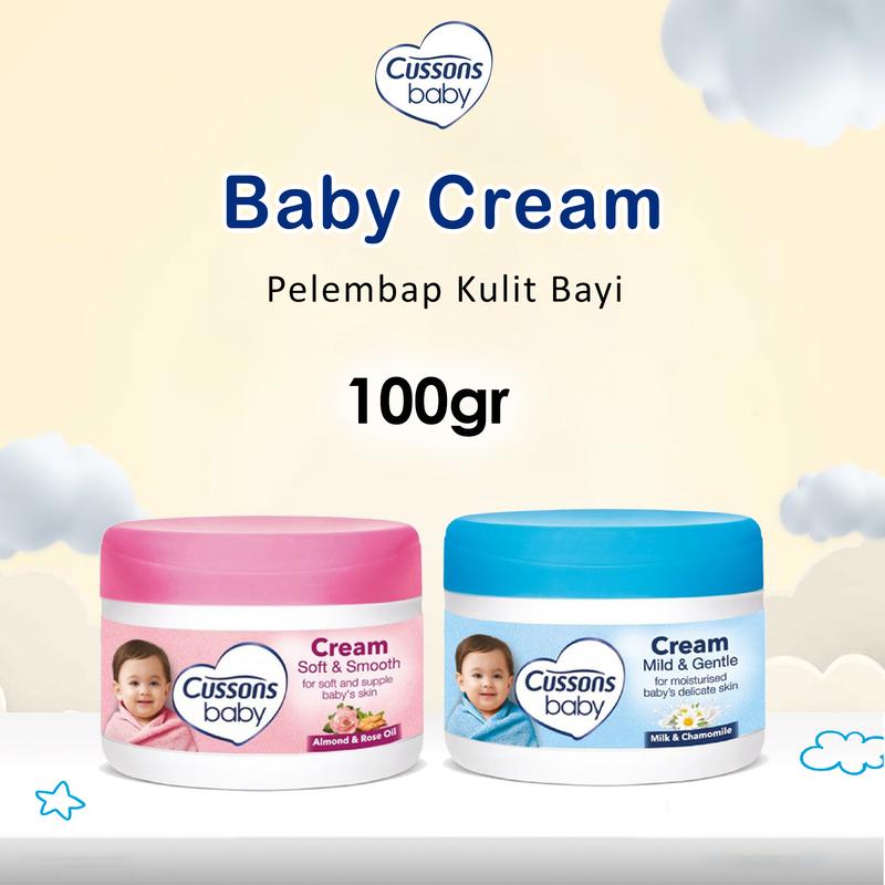 Cussons Baby Cream Soft & Smooth / Mild & Gentle - Cussons Krim Bayi 100 gr 0