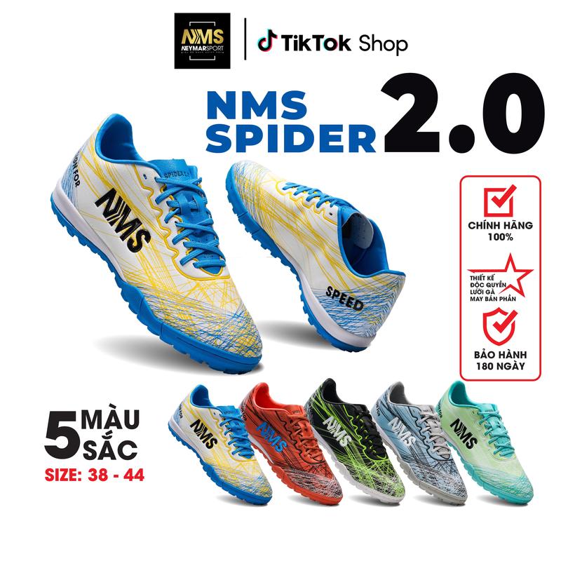 Giày đá bóng NMS SPIDER 2.0 TF sân cỏ nhân tạo Thiết kế đinh MỚI (MUA KÈM DEAL SỐC ĐỂ NHẬN QUÀ)