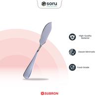 Gambar SORU - Pisau Oles Mentega Selai Roti Stainless Steel SUS201 - Butter Knife Stainless - SUBRON dari Soru Indonesia Kota Bandung 1 Tokopedia