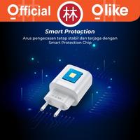 Gambar Olike C203 Charger Dual Port USB Micro + Type-C 12W 2.4A Smart Protection - SATUAN ECERAN - Hitam dari Liem Group Kota Administrasi Jakarta Barat 4 Tokopedia