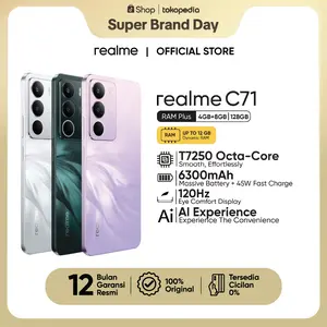 realme C71 4GB+128GB* | 6300mAh Massive Battery & 45W Fast Charge | 120Hz Eye Comfort Display | AI Experience | NFC