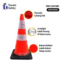 Gambar Safety Traffic Cone Kerucut Lalu Lintas Tonata 2.4 Kg - putih / Traffic Cone 75cm / Kerucut Pembatas Jalan / Safety Cone Pembatas Area Parkir dan Jalan Raya / Perlengkapan Safety Lalu Lintas Pembatas Kendaraan Jalan Umum dari Tonata Indonesia Kab. Tangerang 1 Tokopedia