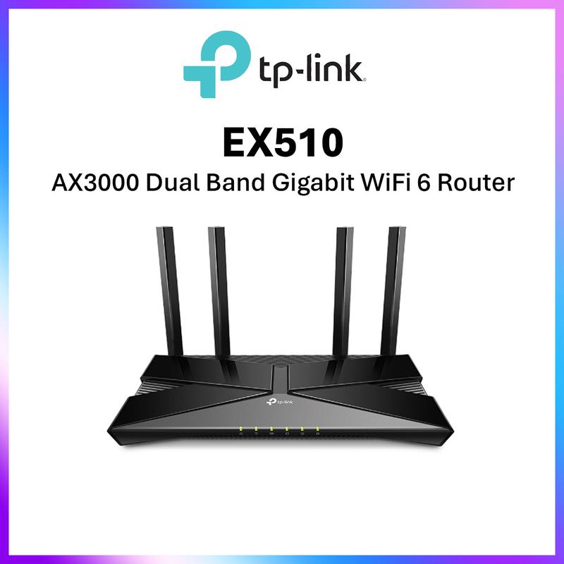 TP-Link EX510 Dual Band AX3000 Gigabit WiFi 6 Router - TikTok Shop ...