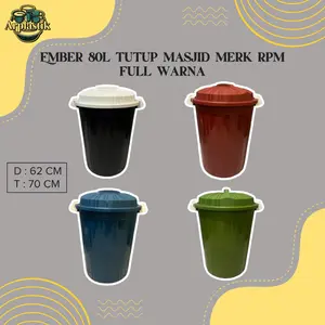 EMBER/BAK KAMAR MANDI JUMBO KUBAH MASJID KAPASITAS 80 L