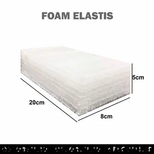 BUSA BUKET BUSA BUNGA DEKORASI BUSA ELASTIS, FOAM ELASTIS PANJANG 20CM