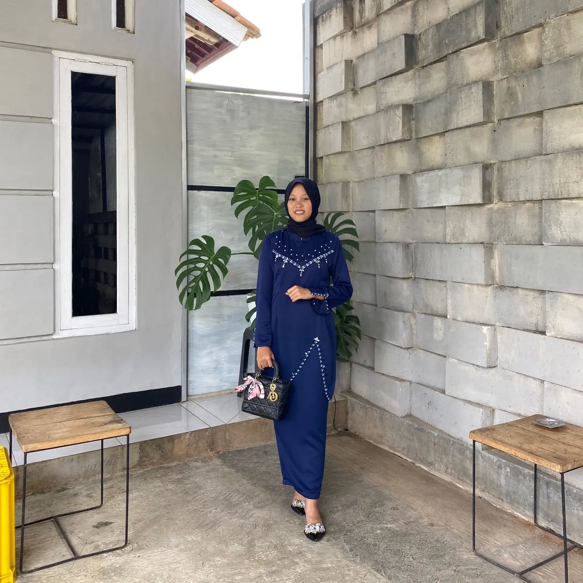 (Batik_sahati) Nayla Oneset Baju Kurung Melayu Kurung Malaysia Baju Lamaran Baju Kondangan Baju Wisuda