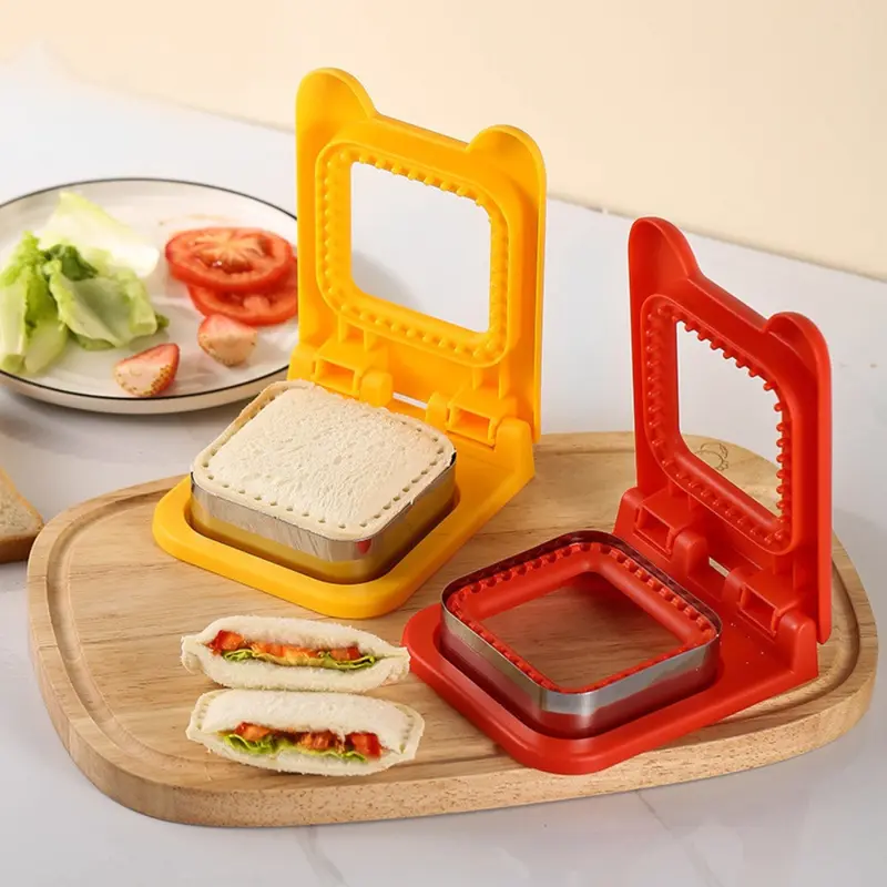 Acuan Pemotong Sandwic, Keluli Tahan Karat DIY Baharu, Pengedap ...