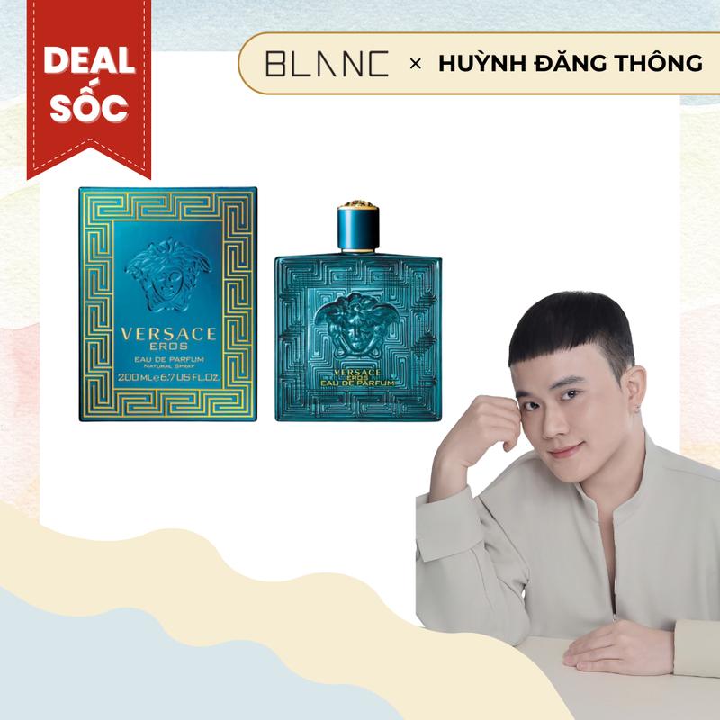   ĐỘC QUYỀN HUYNHDANGTHONG  Nước Hoa Versace Eros Nồng Độ EDP 200ml Perfume Nam Cosmetic Xịt Thơm 