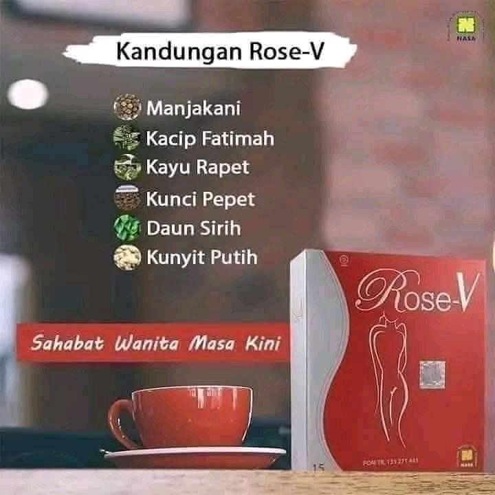 rose v nasa originalll 100/% melancarkan haid