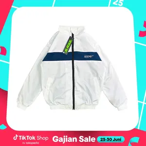 ZEY'S Jaket Tracktop Parasut Pria Wanita Jaket Tracksuite Windbreaker Jaket Running Sport Distro Pakaian Size XXL Olahraga