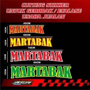 sticker gerobak usaha jualan, Cutting sticker tulisan Nasi goreng (2 ...