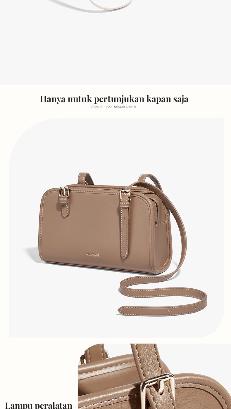 Product Introduction of MOSSDOOM Tas Wanita Renee Bag Tas Bahu Sederhana Tas Tangan Fashion 26