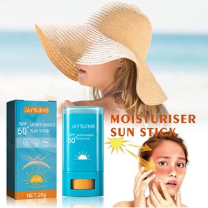 ครีมกันแดดสำหรับผิวหน้าและผิวกาย, SPF 50+, ครีมกันแดดให้ความชุ่มชื้น, แท่งบล็อกยูวี, ไม่เหนียวเหนอะหนะ, กันน้ำ, กันเหงื่อ