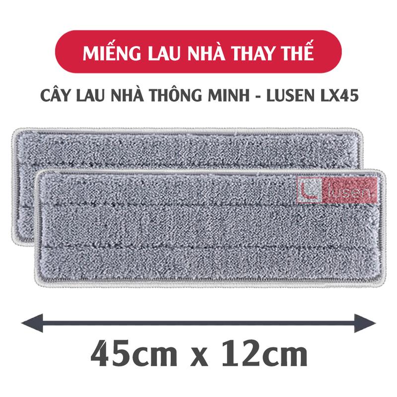 Miếng Lau Nhà Thay Thế LUSEN LX45 Bông Lau Nhà Thay Thế 45X12CM Giẻ Lau Nhà Thay Thế