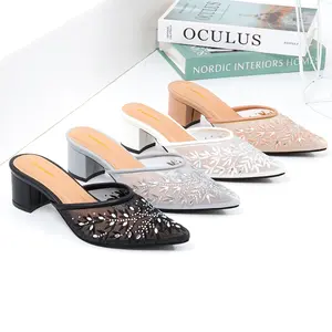 Millasevano Calista Sandal Wanita Heels Pesta Bordir Kondangan Wisuda Terbaru Simple Kekinian Cantik Elegan heels  lamaran