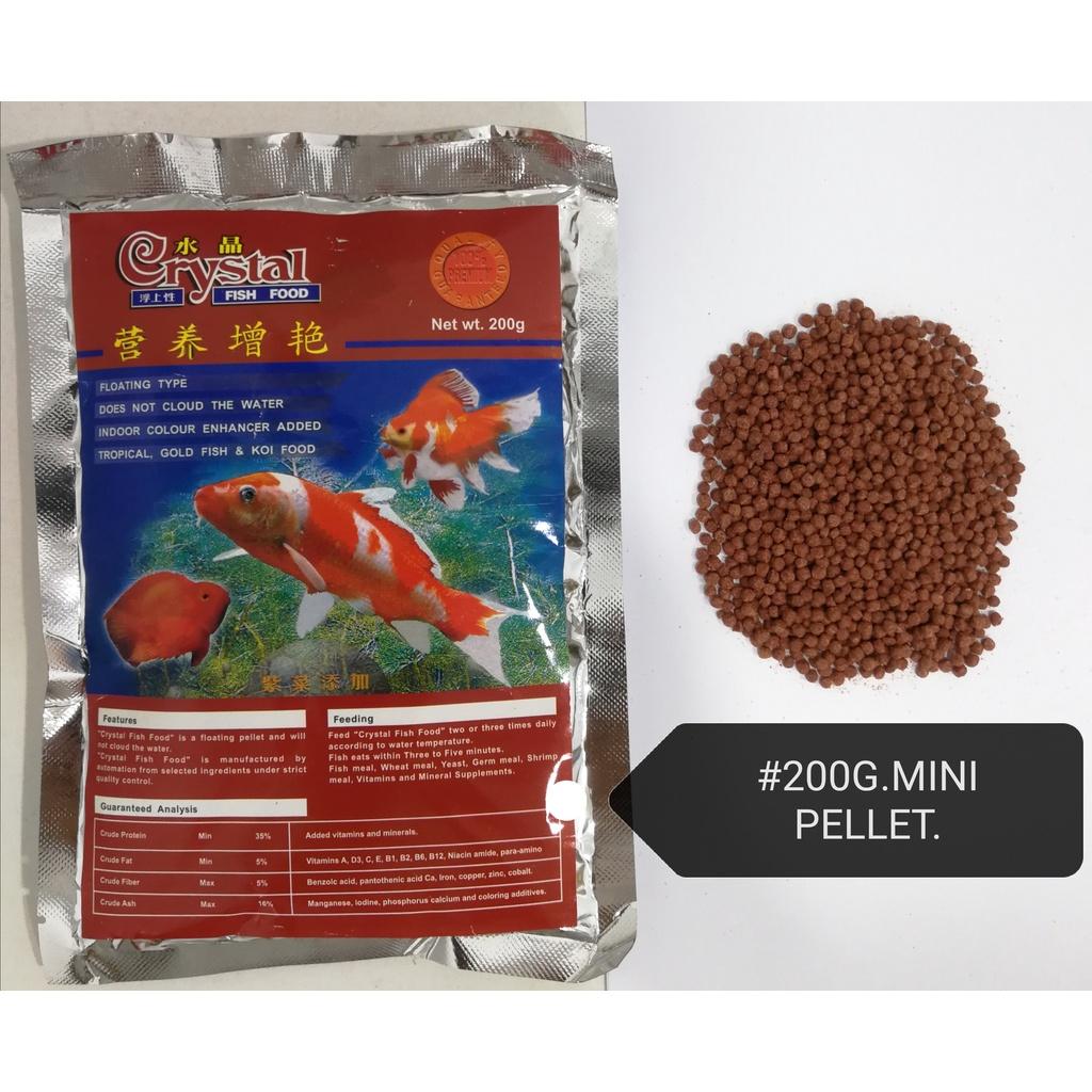 Crystal Fish Food 200gram Mini Feed Aquarium Makanan Ikan Akuarium