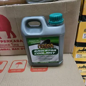 AIR RADIATOR MOTOR DAN MOBIL CAIRAN PENDINGIN KUALITAS BAGUS ANTI PANAS MEREK COBRA 1 LITER