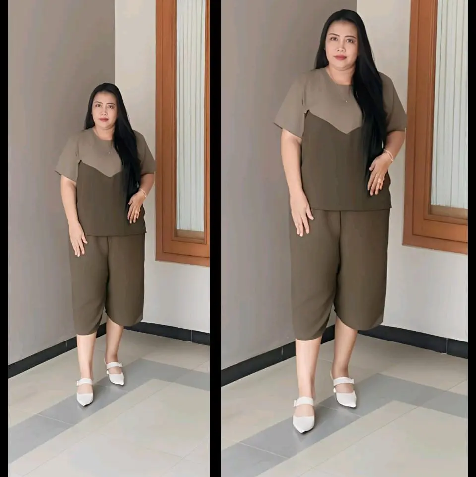 Set 7/8 Kombi - Olive