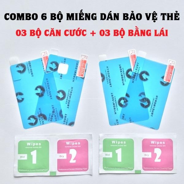 True/North 06 Bộ Miếng Dán Bảo Vệ Bề Mặt Các Loại Thẻ (Căn Cước, Bằng Lái, Thẻ Nhân Viên, ...)