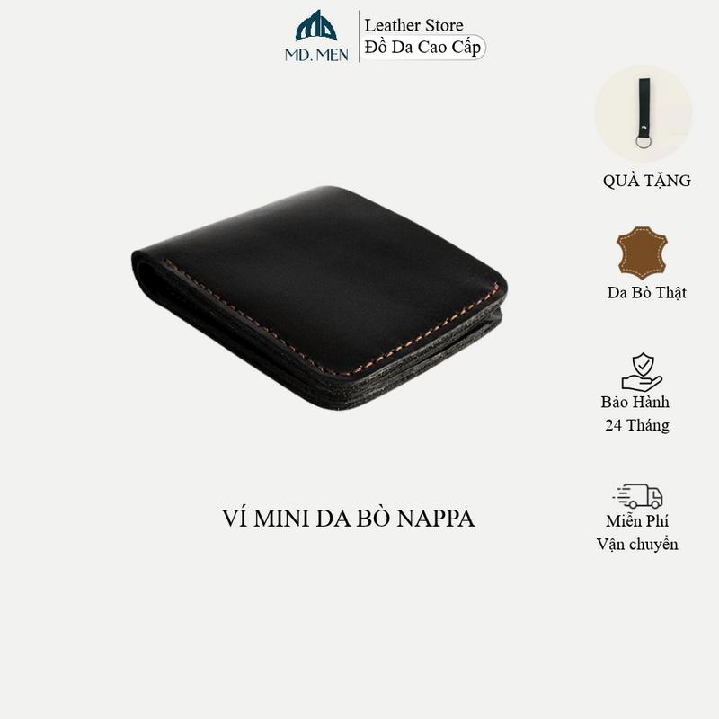 Ví Nam Mini da bò NAPPA Nhỏ Gọn basic hợp thời trang